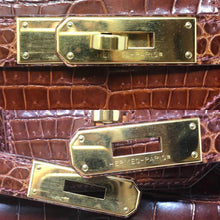 Load image into Gallery viewer, Birkin 35cm Brown Crocodile